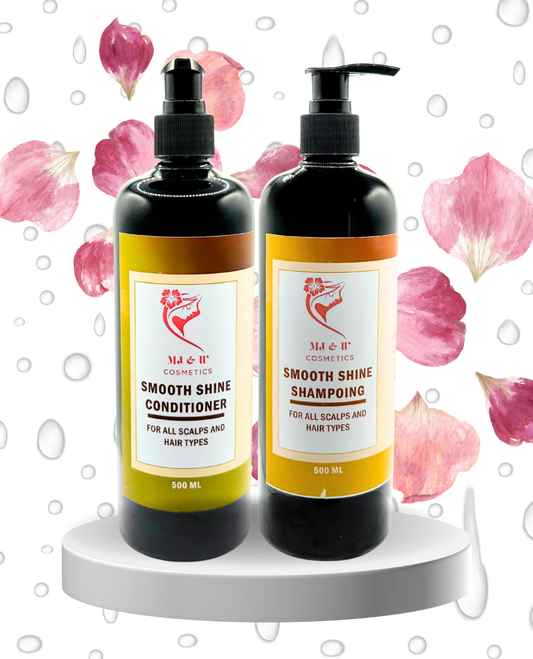 Shampoing + Révitalisant Lissant & Brillance – 500 ml